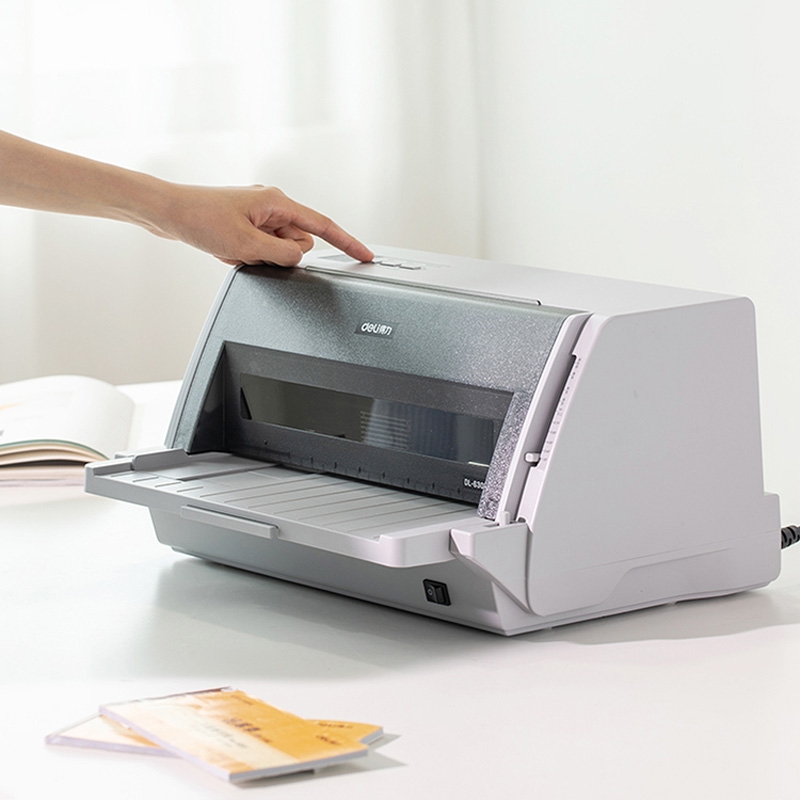 【打印机】得力DL-630KII针式打印机（1+6联）平推票据打印机