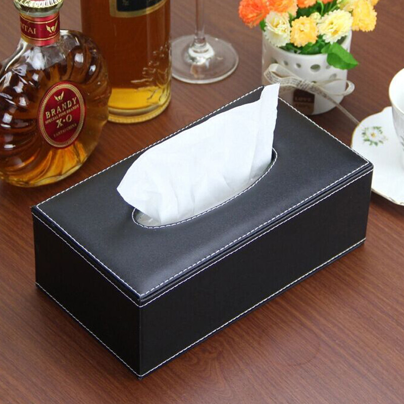 【纸巾盒】黑平纹（大号）抽纸盒